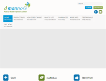 Tablet Screenshot of dmannose.co.za